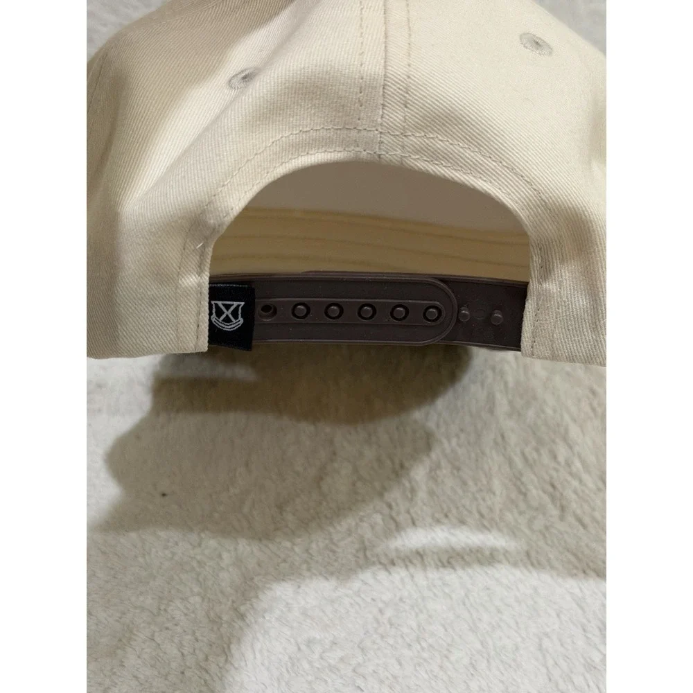 NWT Old Row‎ Flocked Up Rope Hat Ivory Trucker Snapback Cap Hunting